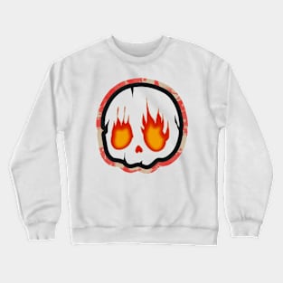 skull fire Crewneck Sweatshirt